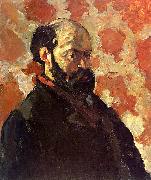 Paul Cezanne Self Portrait on a Rose Background oil painting picture wholesale